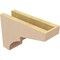 Ekena Millwork 4"W x 12"D x 8"H Classic Monterey Rough Cedar Woodgrain TimberThane Corbel, Primed Tan CORUR04X12X08MONRCPR - alternate 2